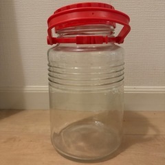 梅酒などに　ガラスコンテナー