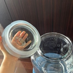 ガラスジャー ガラス瓶 7L 米びつ 美品の画像