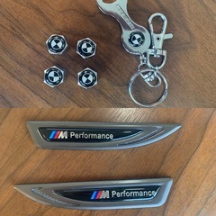 BMWエンブレム　白黒6点セットの画像