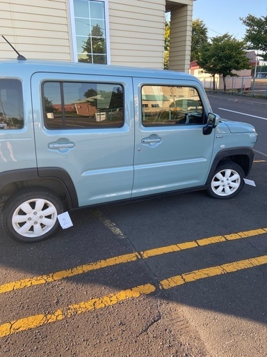 ラパン純正ホイール白　155/65R14