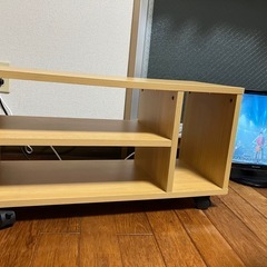 【お取引中】テレビ台 木目色の画像