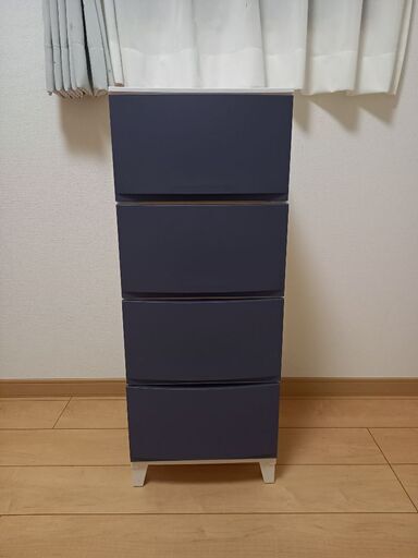 ⚠️9/15(日)に削除⚠️チェスト スリム4段