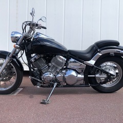 値下げ❗️予備検査付！YAMAHA ドラックスター400 VH01J 機関良好　フロントフォークOH 艶あり　ブラックパール　タイヤ2021年製 消耗品交換済みの画像