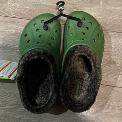 クロックス冬用21cm　モコモコ新品