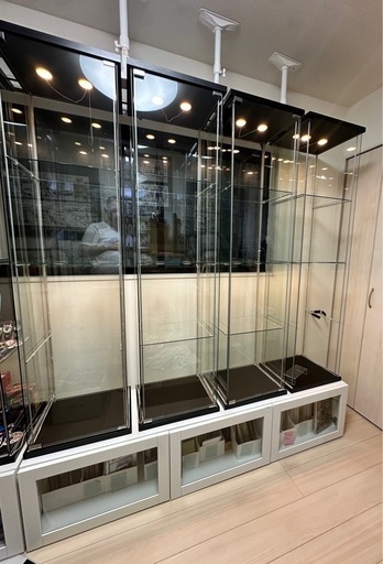 IKEA Detolf デトルフ x4 + キャビネット