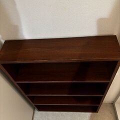 【決まりました】アイリスオーヤマ　ダークブラウン　ラック　本棚の画像