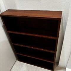 【決まりました】アイリスオーヤマ　ダークブラウン　ラック　本棚