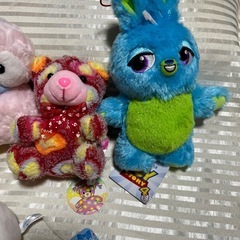ペンギンのぬいぐるみ、トイ・ストーリーのぬいぐるみ、くまのぬいぐるみ、シナモンロール　4点セット、バラ売り可能ですの画像