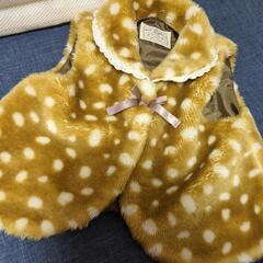 バンビ柄　もこもこ　キッズ