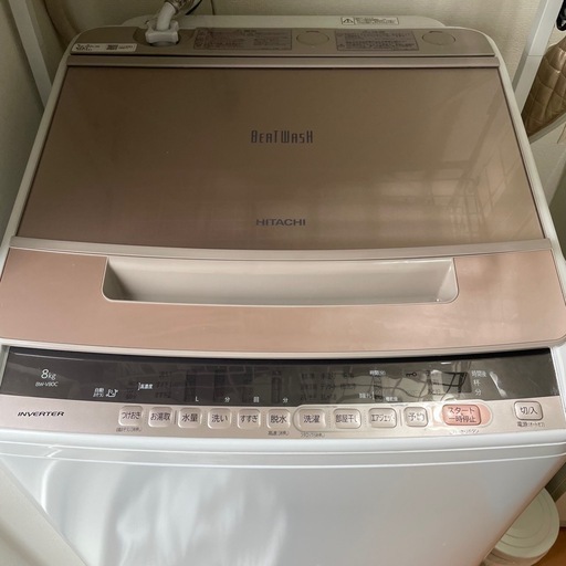 日立 ビートウォッシュ 縦型洗濯機BW-V80C 2018年製