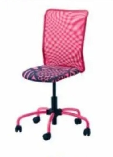 家具 椅子 チェアIKEA (イケア) TORBJORN 回転チェア  ピンク1脚