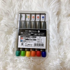 [新品]エコー金属 カラー精密ドライバー 6本組 120x90mm メガネネジ調整の画像