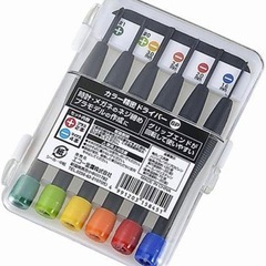 [新品]エコー金属 カラー精密ドライバー 6本組 120x90mm メガネネジ調整の画像