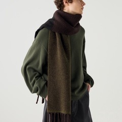 新品 ユニクロC スフレチャンキーストール　BROWNの画像