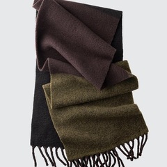 新品 ユニクロC スフレチャンキーストール　BROWN