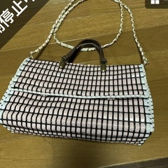 ビニール編み込みポ－チの画像