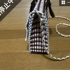 ビニール編み込みポ－チの画像