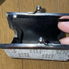 スパンコールがま口財布の画像