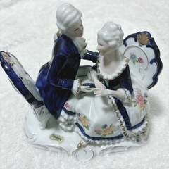 加藤工芸 陶器 置物 アンティーク 骨董品 オルゴール