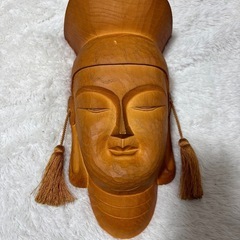 骨董品 アンティーク お面 木彫り