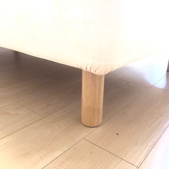 無印良品　脚付マットレス・シングル　取りに来てくれる方へ差し上げますの画像