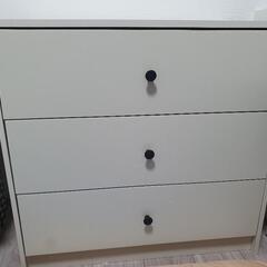 【９月１２日まで】IKEA 三段チェストタンスの画像