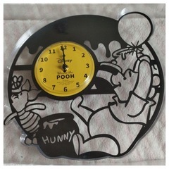 くまのプーさん SILHOUETTE CLOCK 時計①の画像