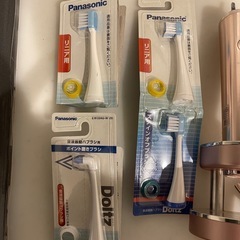 【取引完了】現在でも7500円相当 Panasonic 電動歯ブラシ ドルツ 替えブラシ3本＋ポイント磨き1本付きの画像