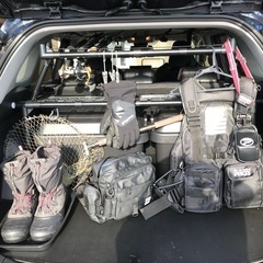 RAV4  ラゲッジ　ラック　イレクター　自作　棚の画像