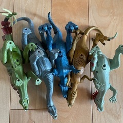 ライト&サウンド付き 恐竜フィギュア5体セットの画像