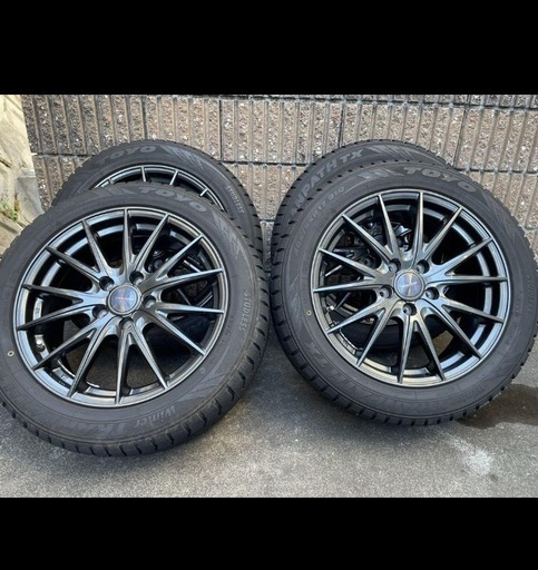 4本セット美品！激安ホイールタイヤ205/55R17 キックス