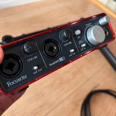 【良品】配信セット　オーディオテクニカ AT2020 AT8458 Scarlett 2i2  の画像