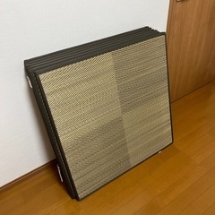 【決まりました】ニトリ　ユニット畳チェックBR 6枚