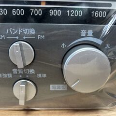 値下げオーム電機　ポータブルラジオ　RAD-F770Zの画像
