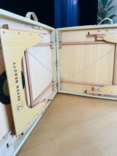 【美品】折りたたみベッド、顔枕、うつ伏せ枕、椅子のマッサージの4点セット