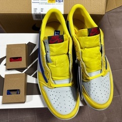 Travis Scott × Nike WMNS Air Jordan 1 Retro Low OG "Canary"  27cmの画像