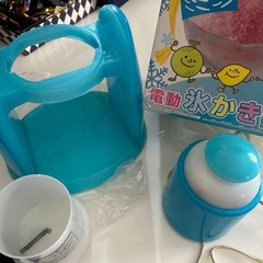 お取引き決まりました。かき氷マシーンの画像