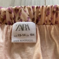 〈ZARA〉花柄スカート164の画像