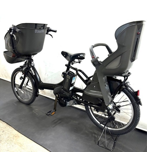 1都4県全域送料無料　業界最長12ヶ月保証　電動アシスト自転車　ブリヂストン　ビッケポーラー　20インチ 子供乗せ　黒色　g910