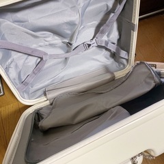 スーツケース39L オフホワイト　の画像