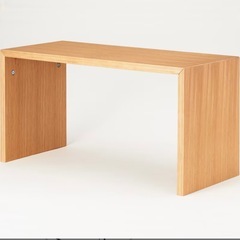 【値下げしました】無印　シェルフ　コの字の家具　積層合板　オーク材　幅７０ｃｍ 幅７０×奥行３０×高さ３５ｃｍの画像