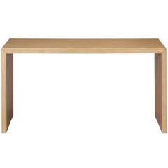 【値下げしました】無印　シェルフ　コの字の家具　積層合板　オーク材　幅７０ｃｍ 幅７０×奥行３０×高さ３５ｃｍの画像