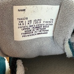 アシックス靴14.5の画像