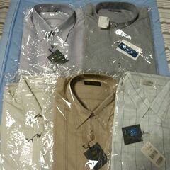 新品　紳士用  ワイシャツ　Lサイズ５着