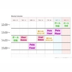 石川県でポールダンスレッスン開催中の画像