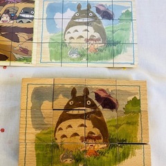 【希少品】となりのトトロ　木の絵合わせ　12ピースの画像