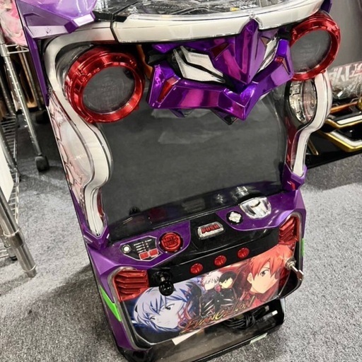 【中古品】パチンコ スロット ヱヴァンゲリヲン AT777 本体 通電確認済み！実機 鍵付き（取り扱い説明書付き）