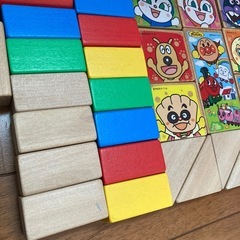 アンパンマン　筒入りつみ木　40ピースの画像
