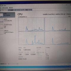 ②TOSHIBA dynabook T554/45KG3D Core i3/8GB/SSD60GBの画像