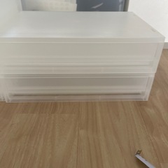 無印良品ポリプロピレンケース引き出し式セットの画像
